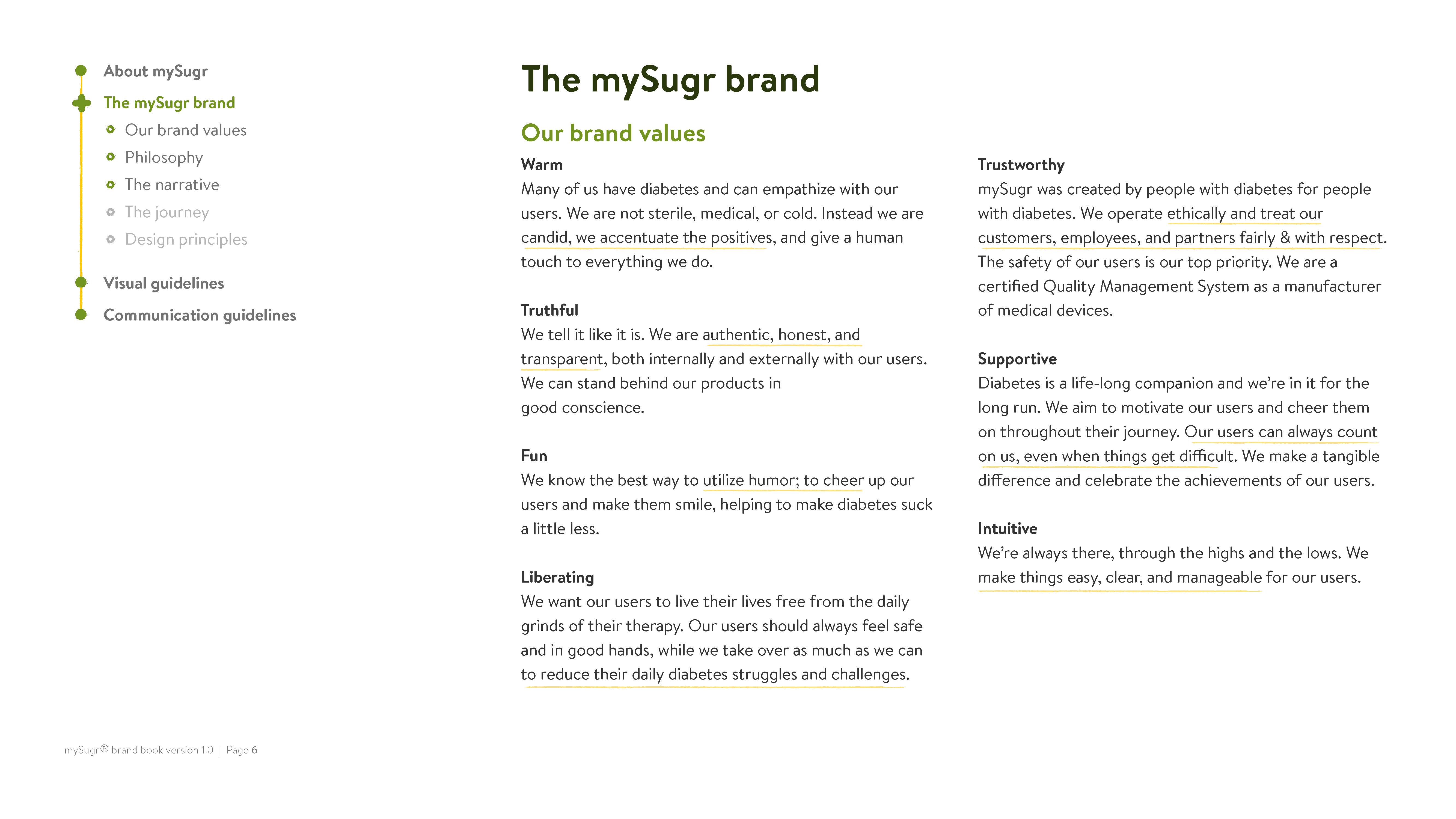 mySugr Brand Book V1.0